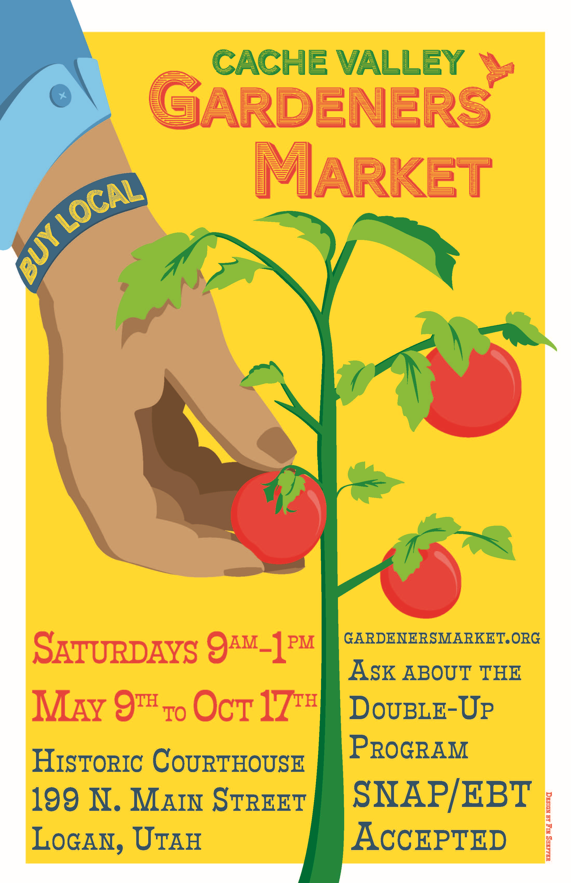Poster for Cache Valley Gardeners' Market 2026